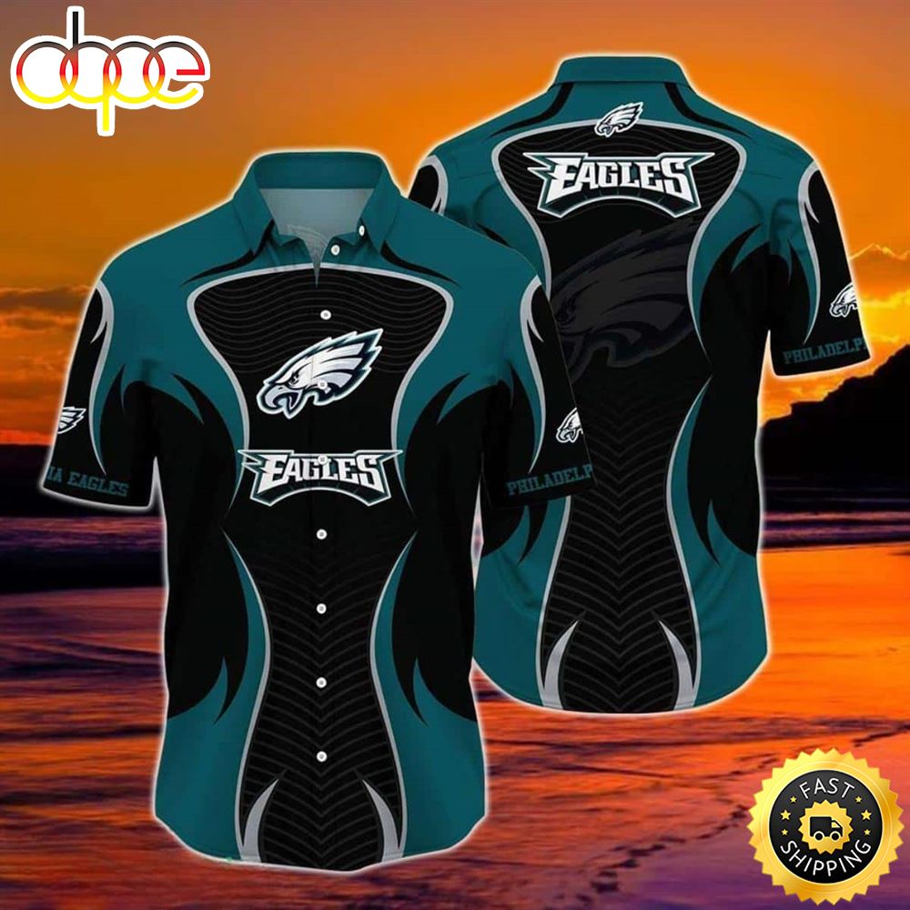 Philadelphia Eagles NFL Hawaiian Shirt Beach Gift For Football Players –
