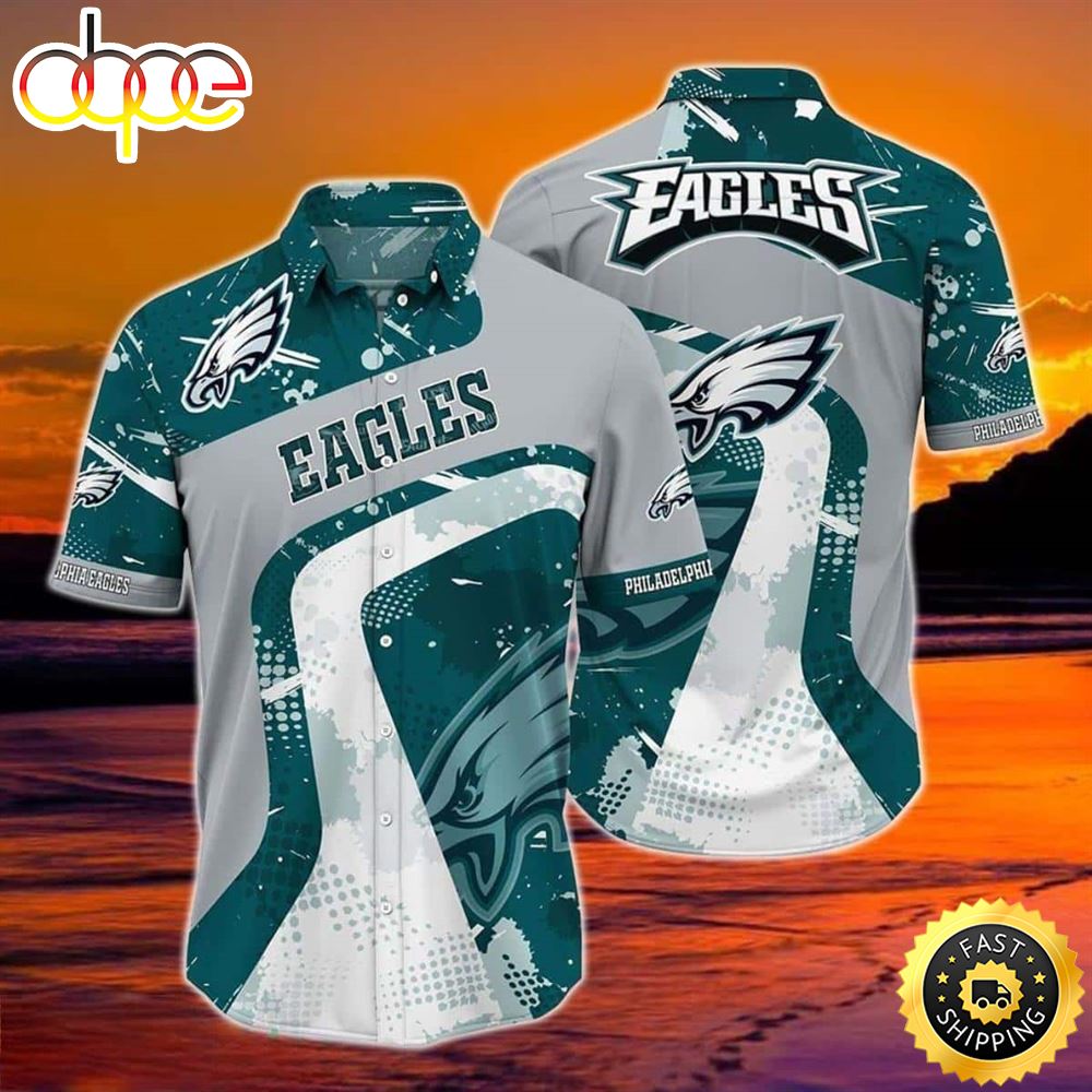 Philadelphia Eagles NFL Hawaiian Shirt Best Beach Gift Qwiwlz