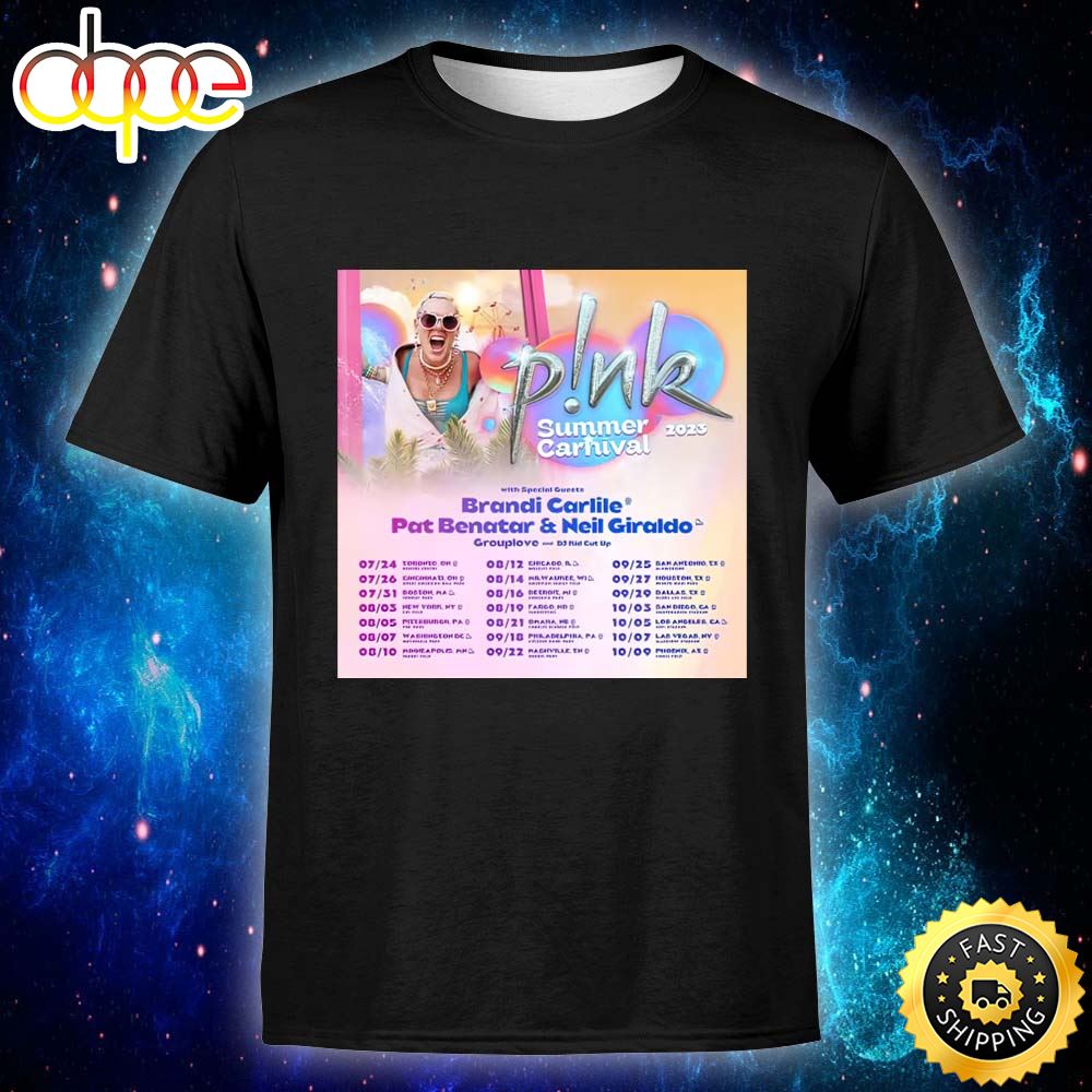 Pink To Perform At The Alamodome During Summer 2023 Tour Unisex T Shirt Dqo0ux
