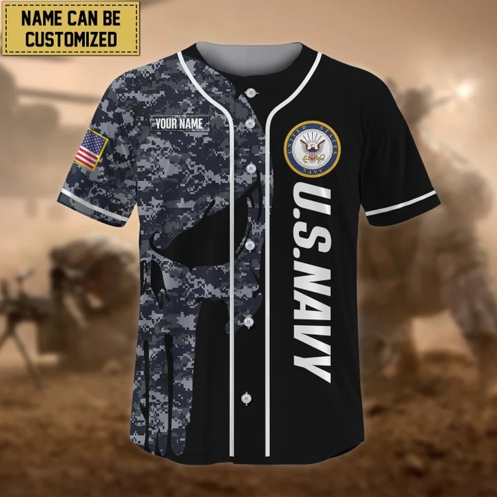 US Navy Baseball Jersey