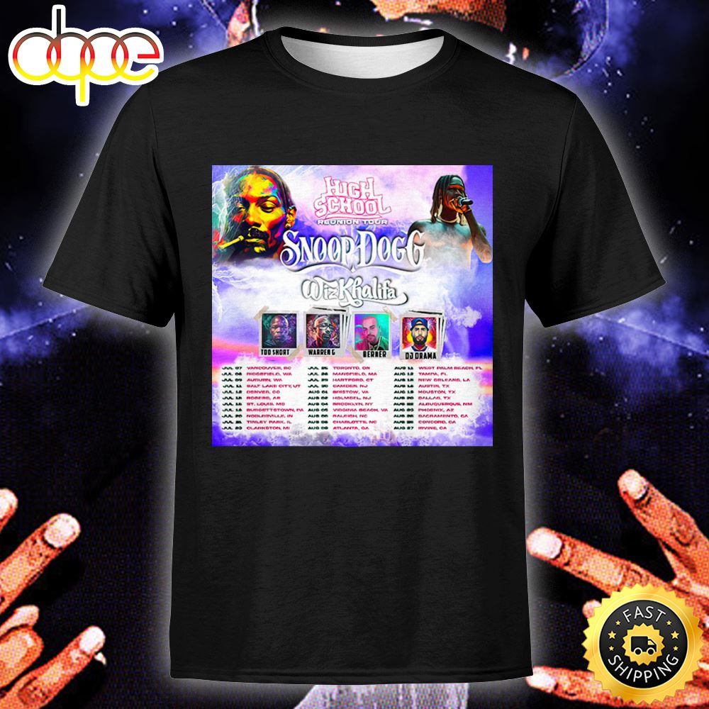 Snoop Dogg Adds 2023 Tour Dates Unisex T Shirt Ni2g87
