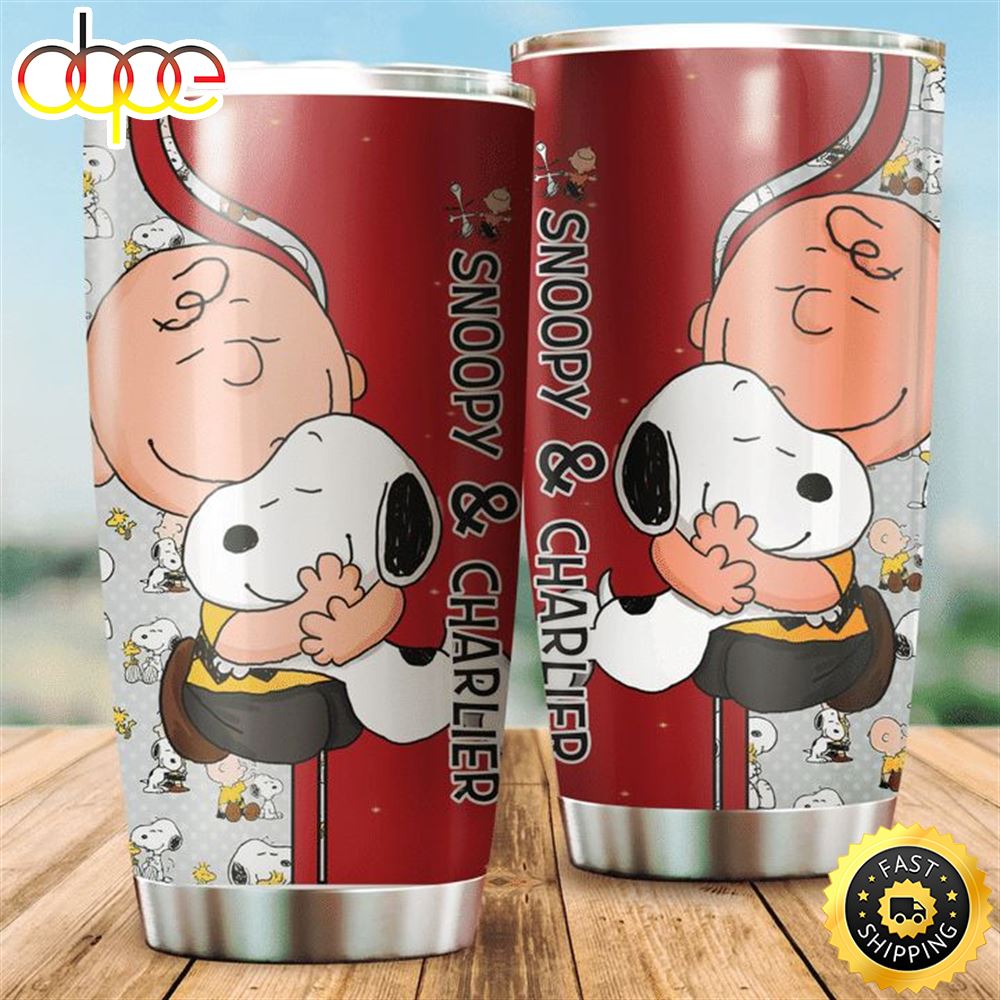Snoopy And Charlie Brown 10 Gift For Lover Travel Tumbler Ru134q
