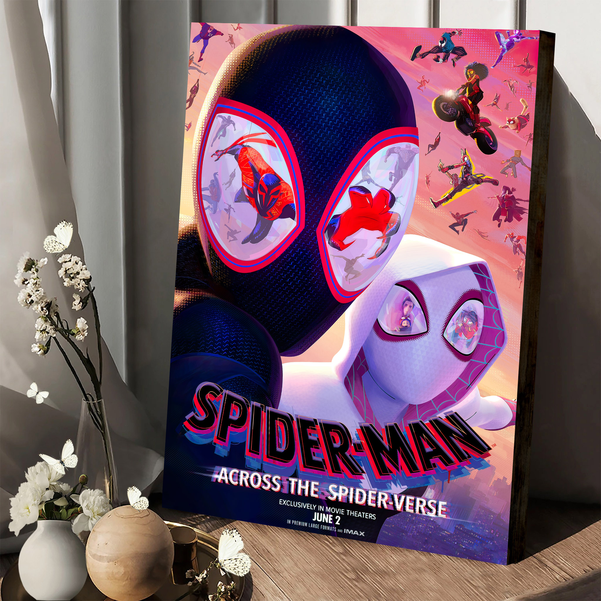 Spider Man Across The Spider Verse At An Amc Theatre Canvas Isxgln