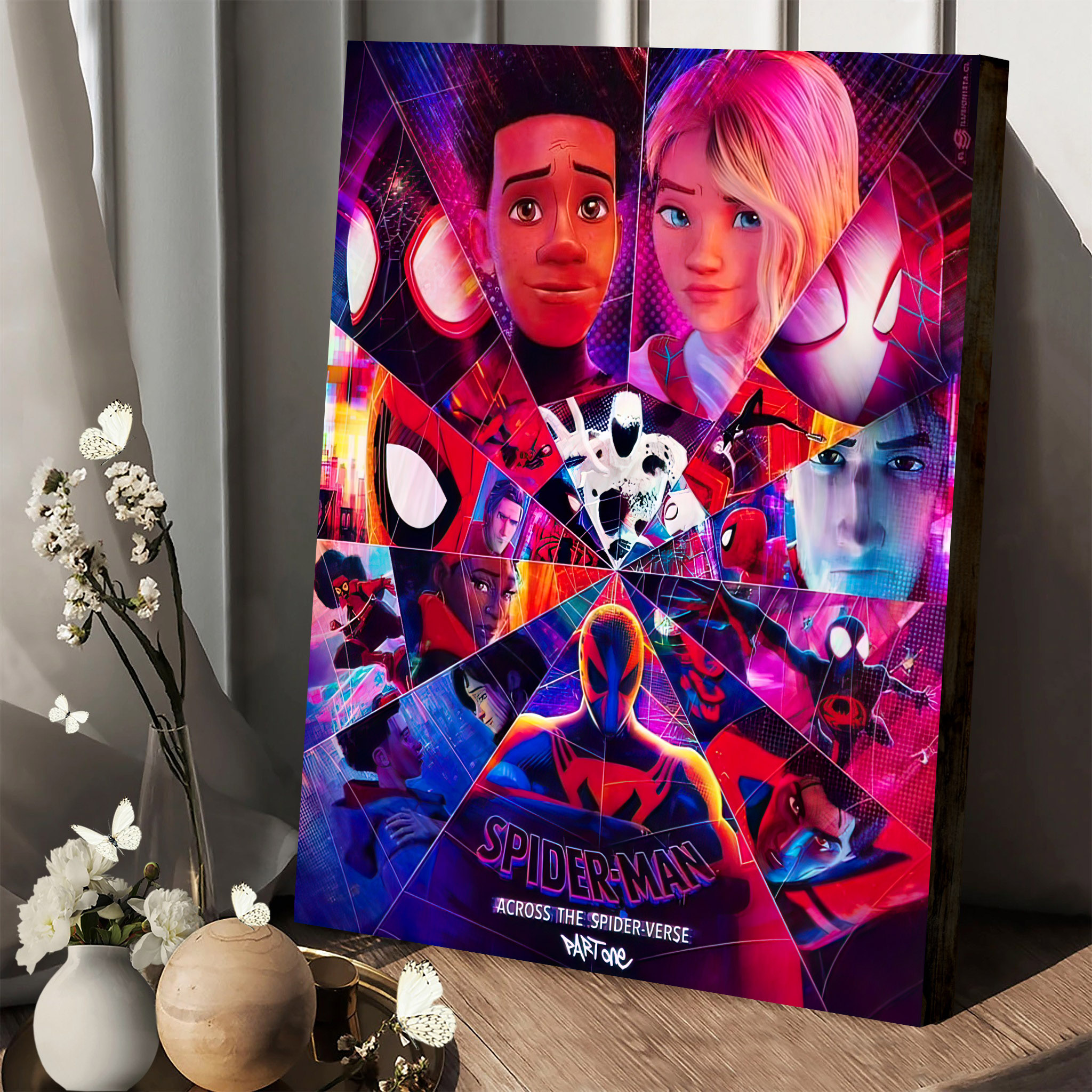 Spiderman Across The Spider-Verse movie 2023 poster (e) - Spiderman poster