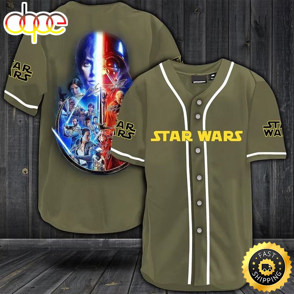 Star Wars Baseball Jersey Gift For Fans Qqvanq