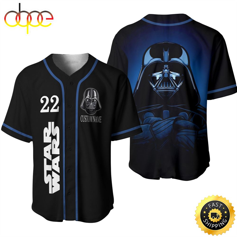 Star Wars Personalized Baseball Jersy Gift For Fans Kumb1d