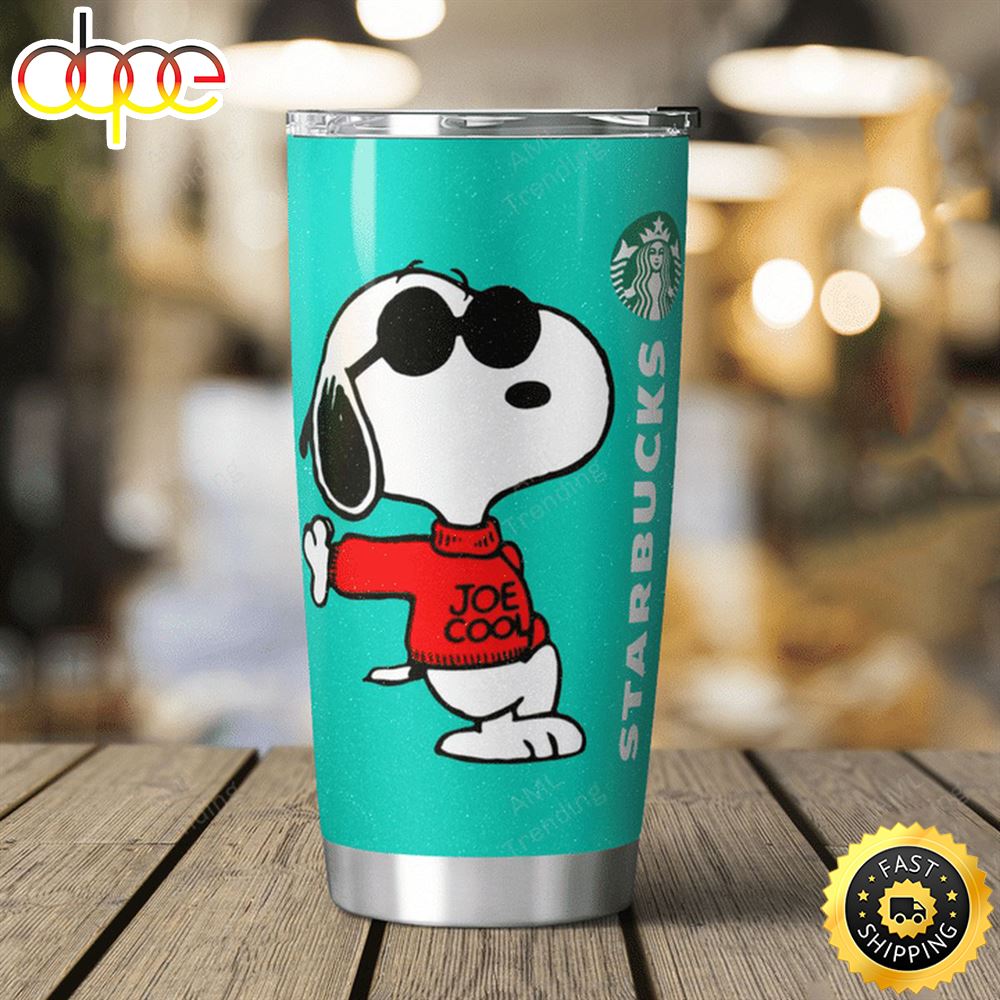 Starbucks I Don T Care What Day It Is Snoopy Dog Tumbler T0za6b