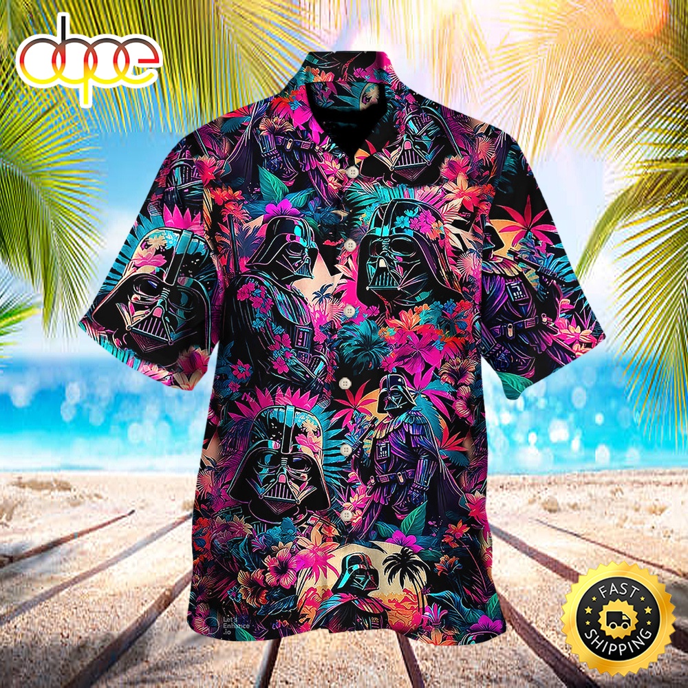 Special Star Wars Hawaiian Shirt Synthwave 02 – Brettwearshop