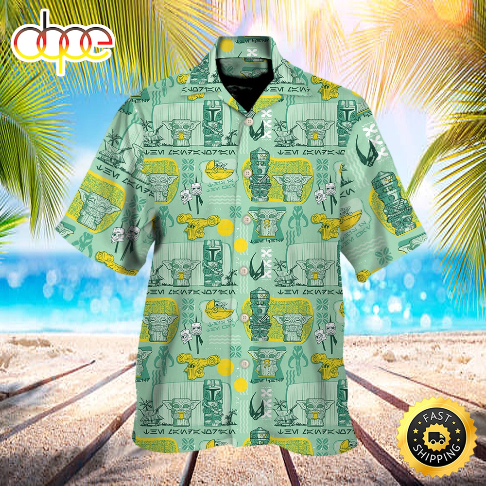 Starwars Tiki Tropical Hawaiian Shirt Py4tnp