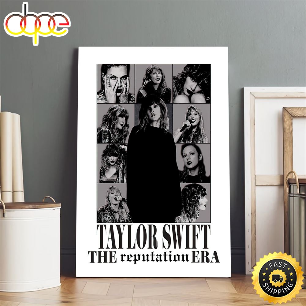 Taylor Swift Eras Tour 2023 Each Era Poster Canvas O6dh2w