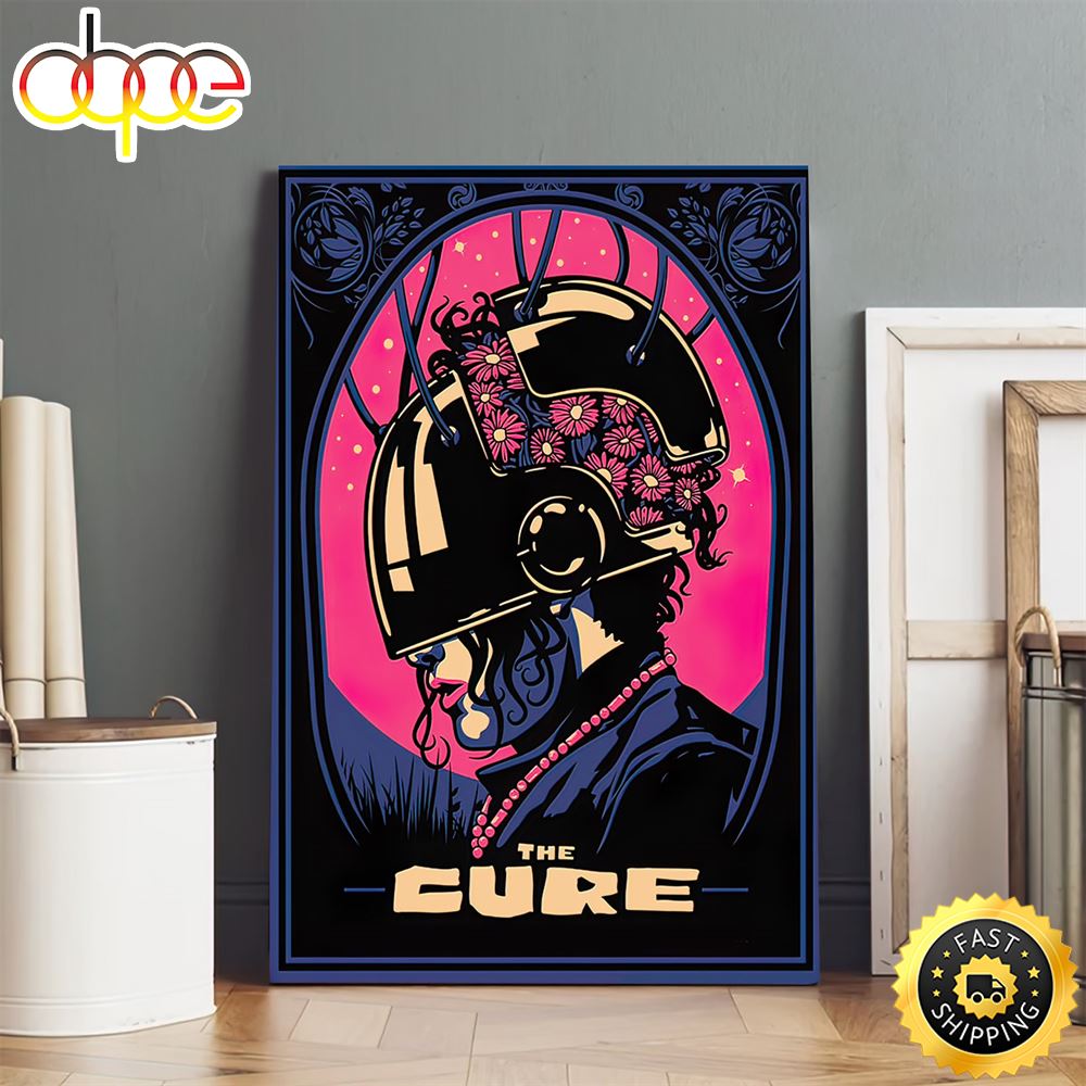 The Cure Cleveland June 11 Tour 2023 Canvas Poster