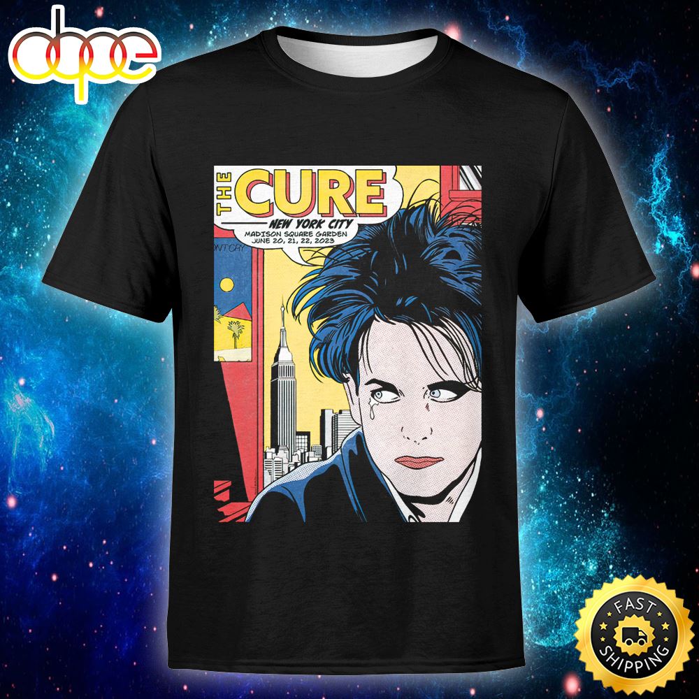 The Cure New York City June 20 22 Tour 2023 First Edition Unisex T Shirt Snixuf