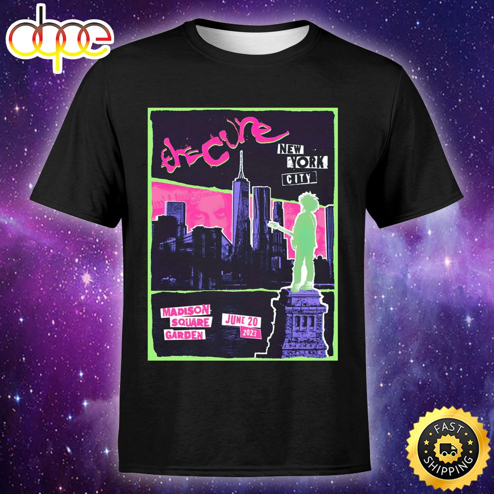 The Cure New York City June 20 Tour 2023 First Unisex Tshirt Ynvi9v