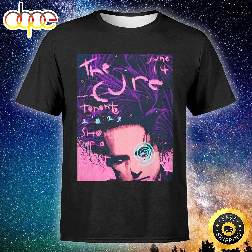 The Cure Toronto June 14 Tour 2023 Unisex T Shirt Vyya3b