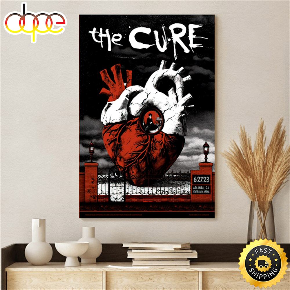The Cure Tour 2023 For Atlanta Poster Canvas
