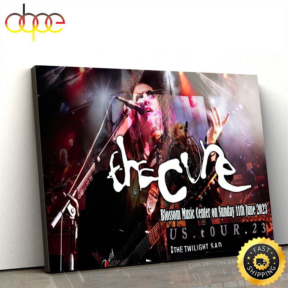 The Cure Tour 2023 Poster Canvas Mjqe9i