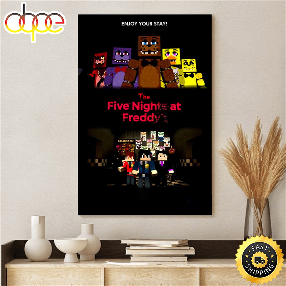 The Five Nights At Freddy S Poster Fnaf Cooming Son. Canvas Poster Sfnfqt