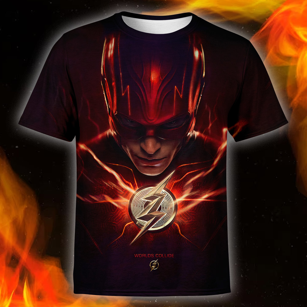 The Flash 2023 The Fastest Man Alive New Unisex T Shirt 3D All Over Print Shirts Gffgk9