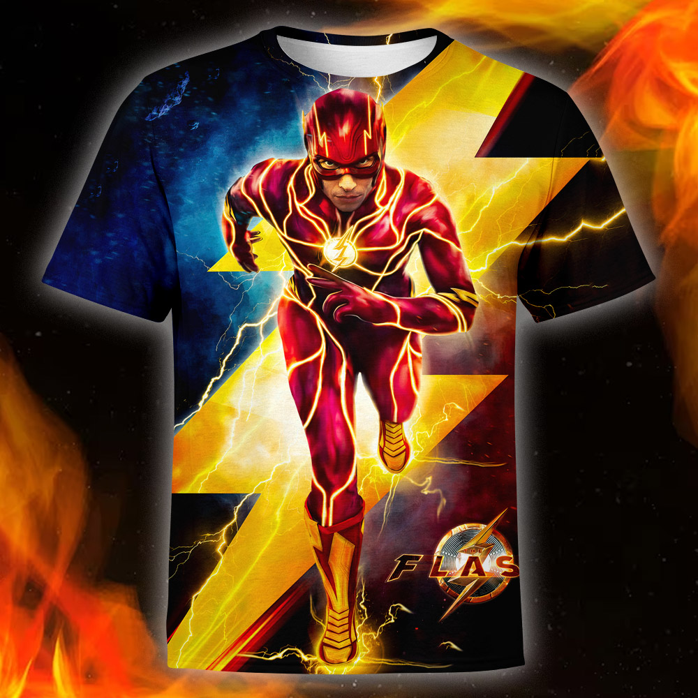 The Flash 2023 The Fastest Man Alive Unisex T Shirt 3D All Over Print Shirts Cpjytr