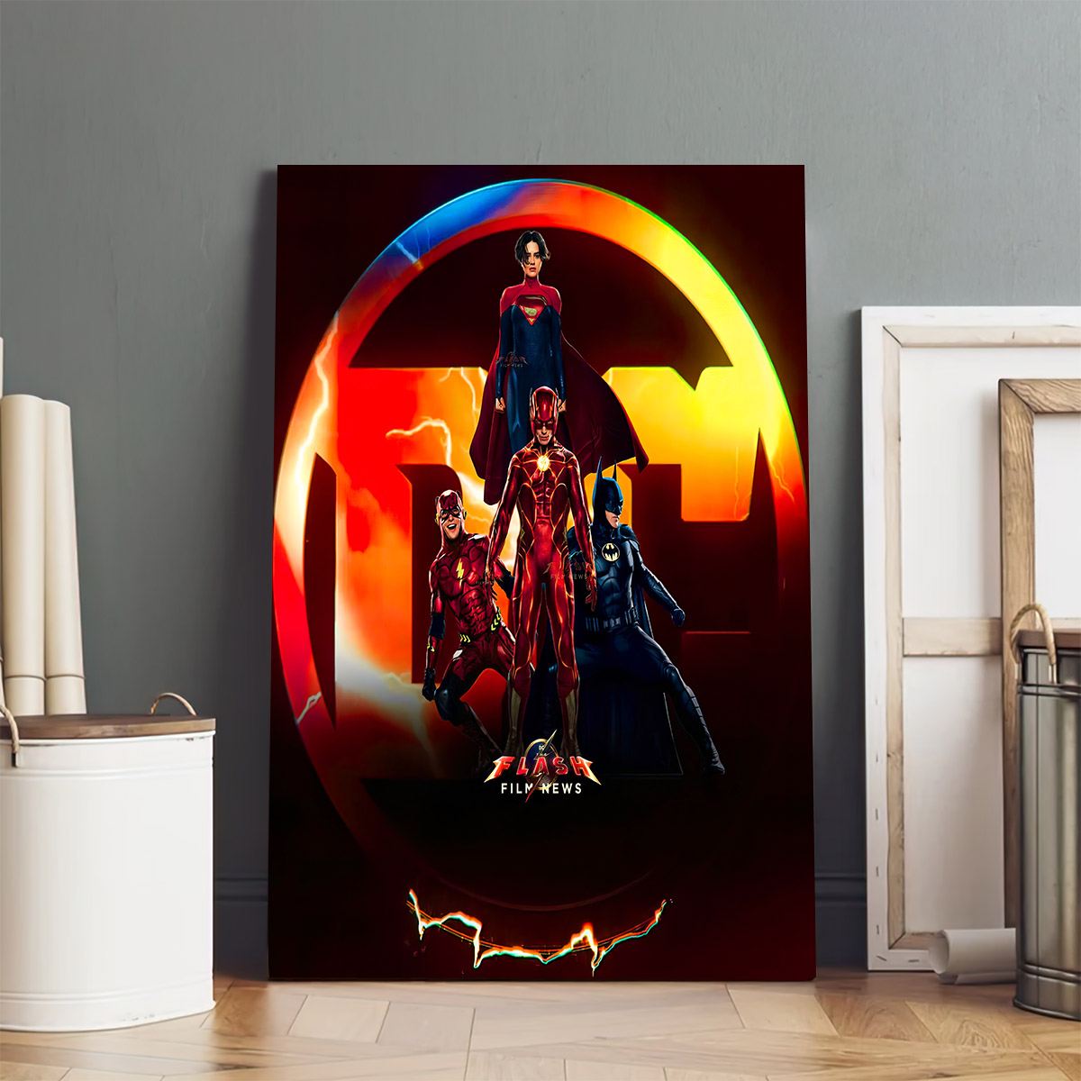 The Flash 2023 The Movie New Gift For Fans Canvas Qyqsnn
