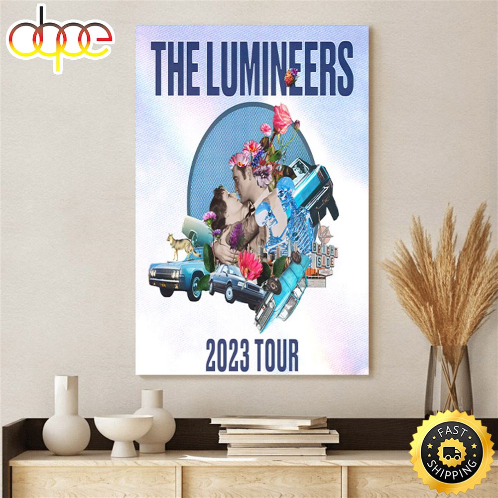 The Lumineers Tour 2023 Poster Canvas Zk1cfw
