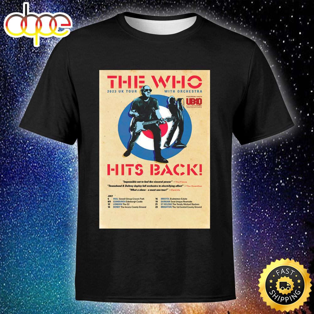 The Who Announce A Uk Summer Tour And A New Live Album Unisex Tshirt Hpedfg