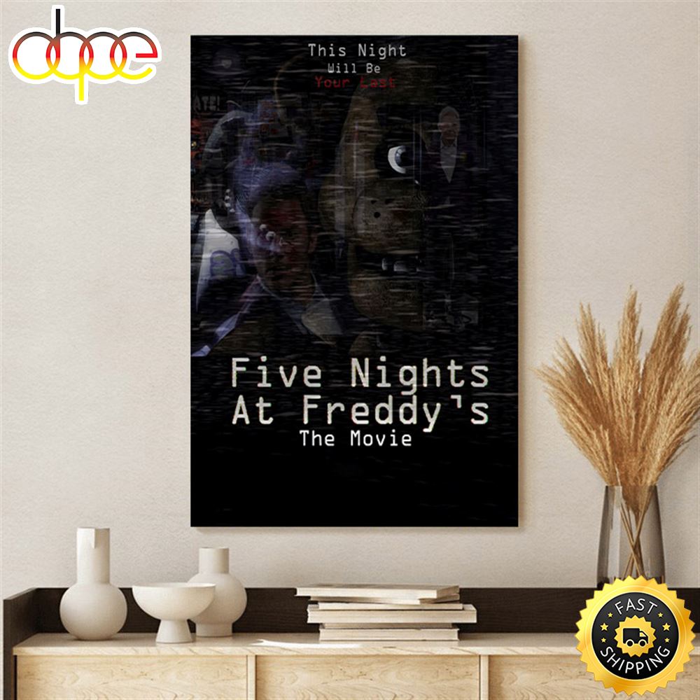 This Night Five Nights At Freddy S Poster Fnaf Canvas Poster Zztiyu