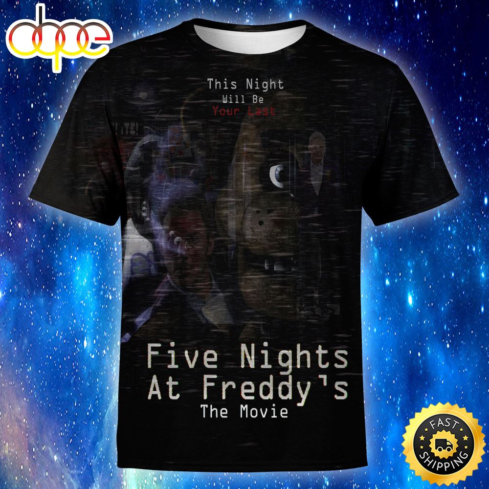 This Night Five Nights At Freddy S Poster Fnaf Unisex T Shirt 3d All Over Print Shirts Ucugks