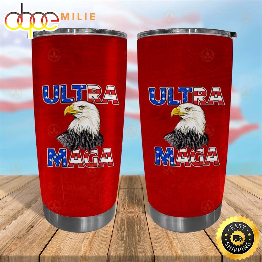 Ultra Maga Tumbler Us Eagle Trending Tumbler Upfamilie Gifts Store Mgncup