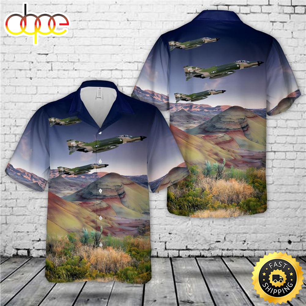Us Air Force Qf 4e Phantom Hawaiian Shirt For Men Rzavpr
