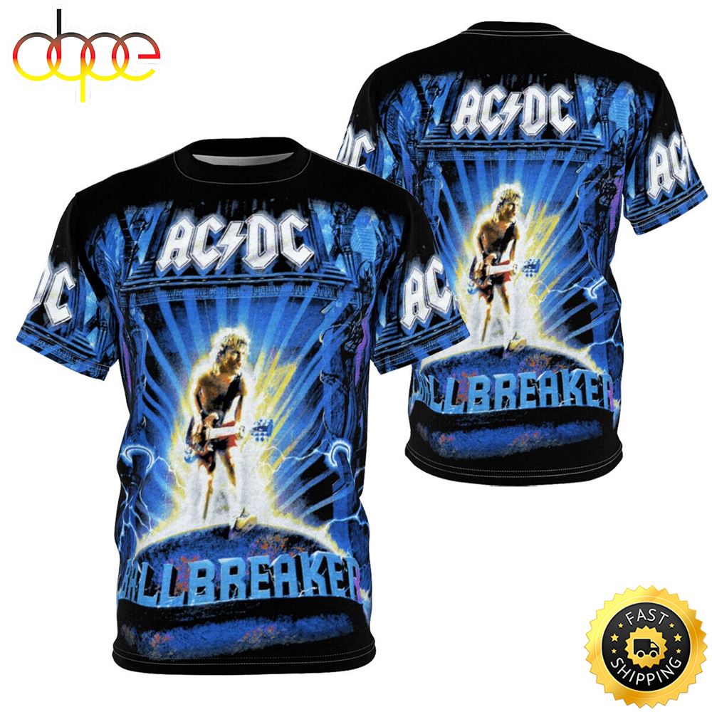 AC DC Ballbreaker Album 3D All Over Print 3D T Shirt R4huwv