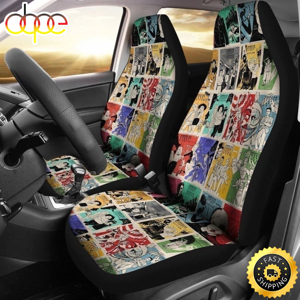 American Horror Stories Ahs Comic Car Seat Covers For Fan Universal Fit 1 A2syil