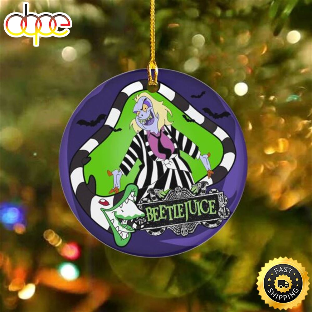 Beetlejuice Horror Characters Christmas Ornament Gift Mrda2o