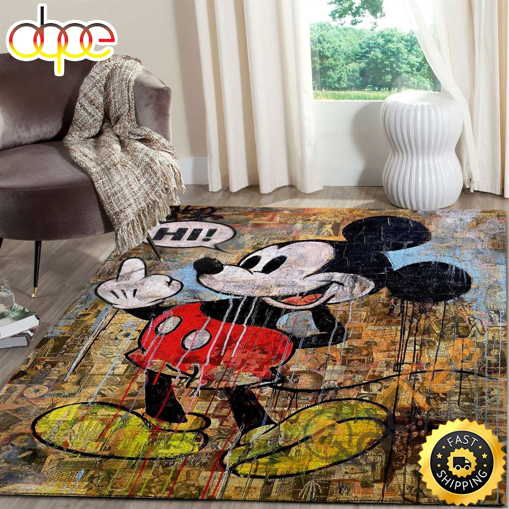 Disney Mickey Mouse Cartoon Rug Wmi619