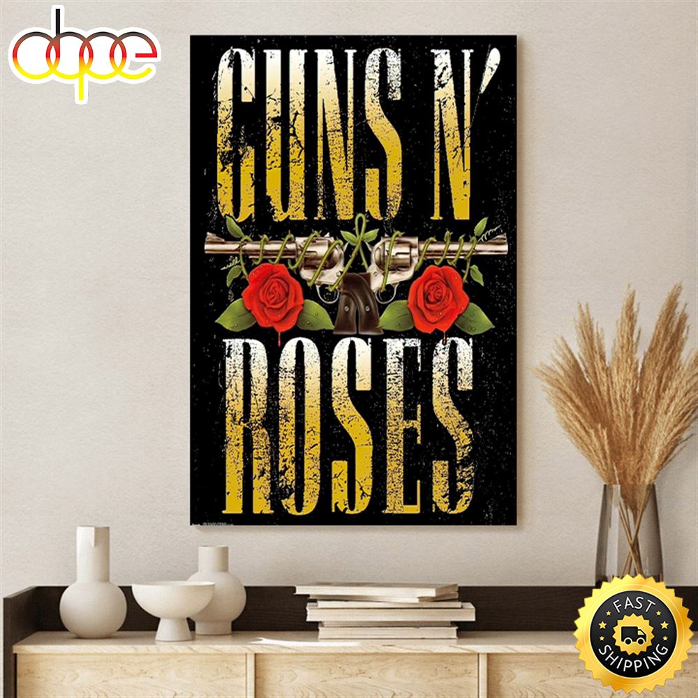 Guns N Roses Trends International Music Tour 2023 Canvas Poster H4iajz