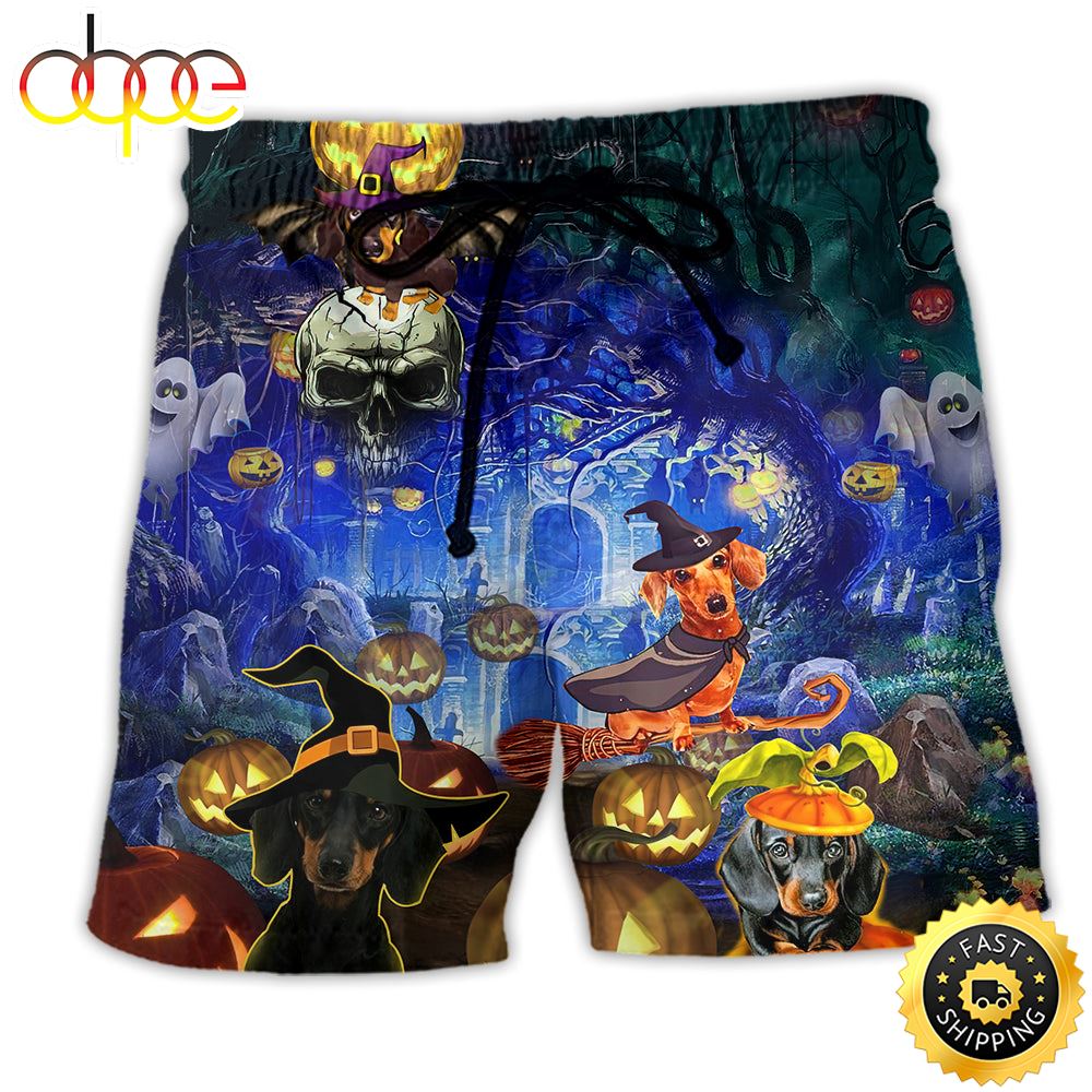 Halloween And Dogs Cool Beach Short Ab8vc5