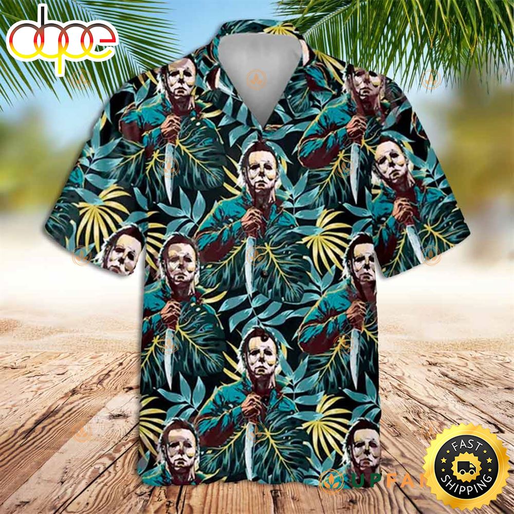 Halloween Michael Myer Tropical Style Cool Hawaiian Shirts Fm53eb
