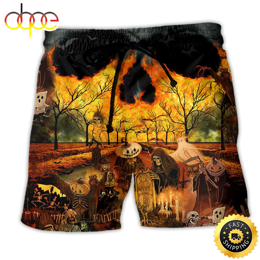Halloween Party Colorful Beach Short R9hlne