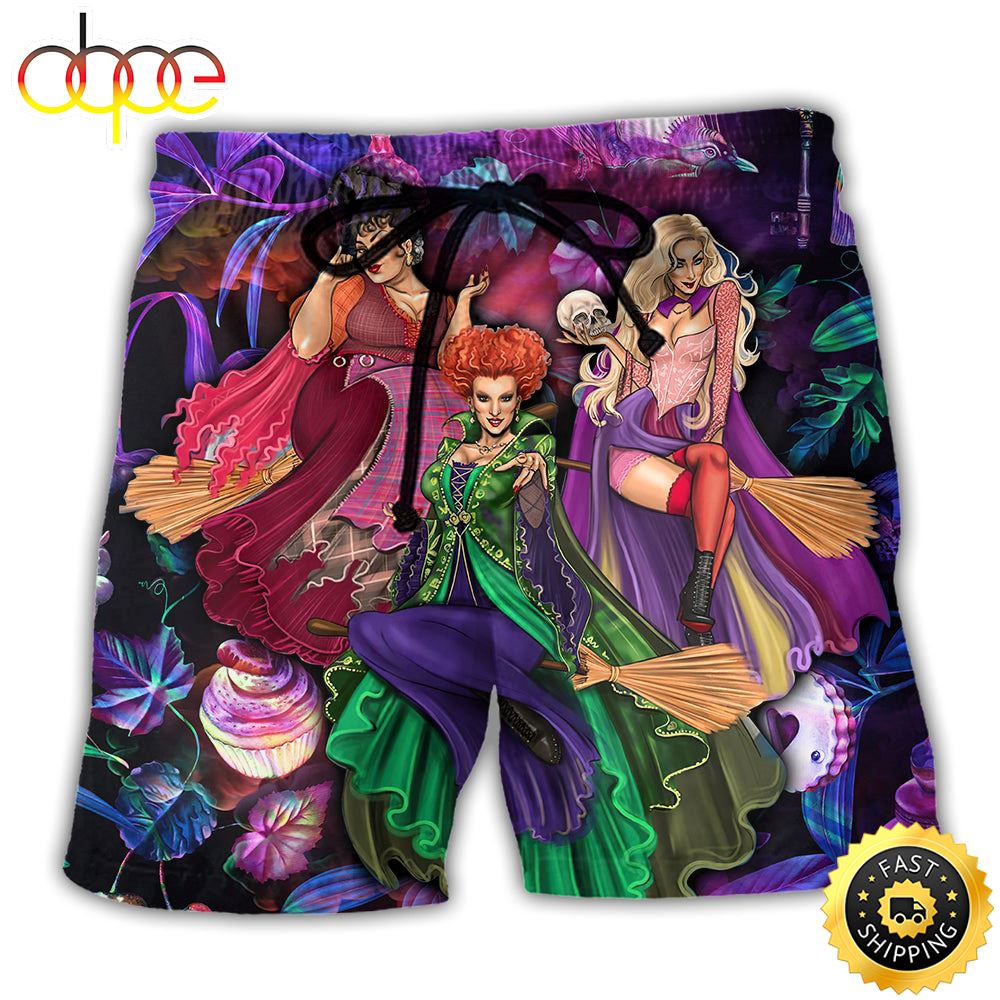 Halloween The Best Witches Of All Time Beach Short Xbqt5c