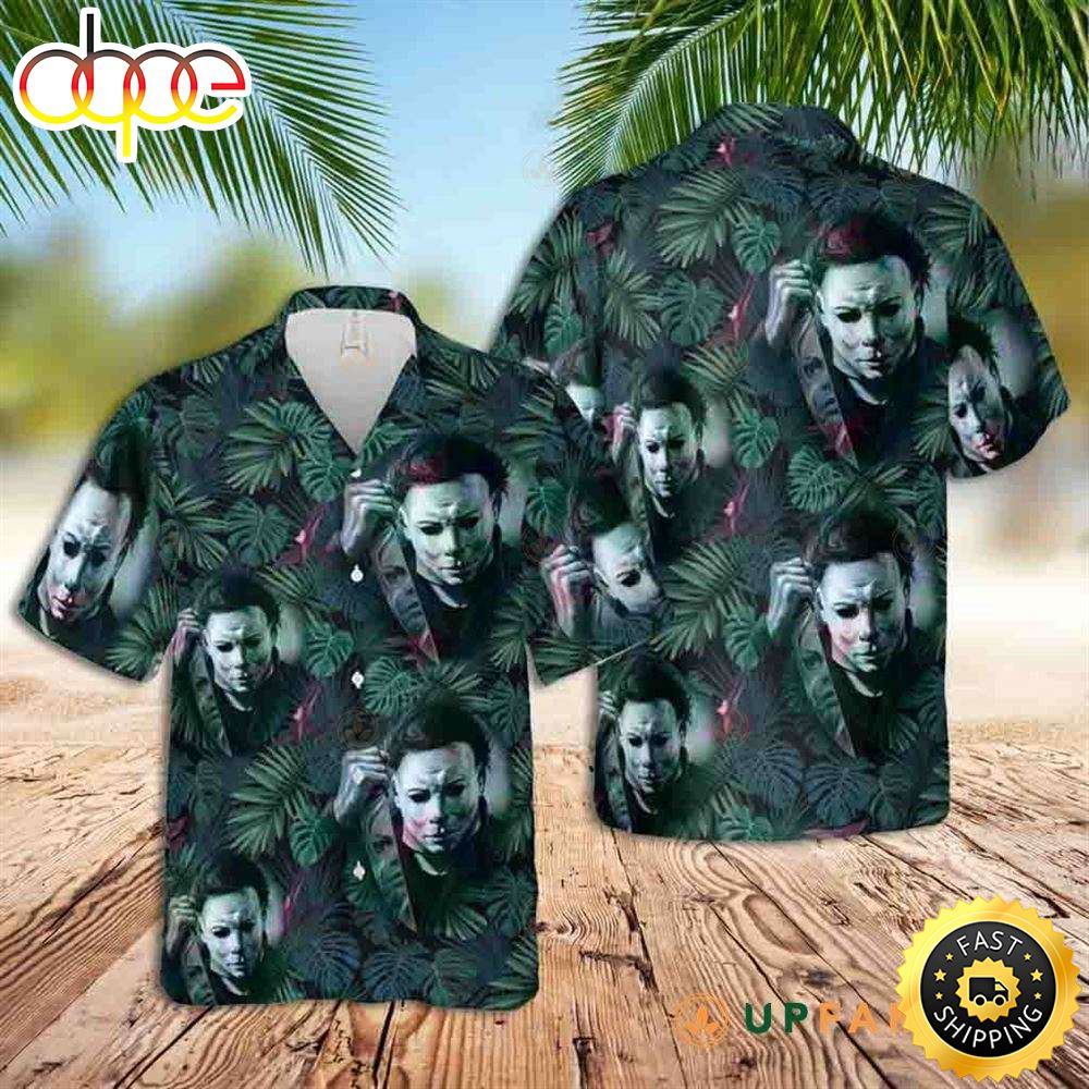 Horror Michael Myers Tropical Hawaiian Shirt Mymk19