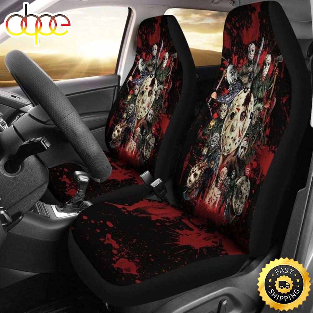Jason Voorhees Car Seat Cover Horror 1 D6f04b