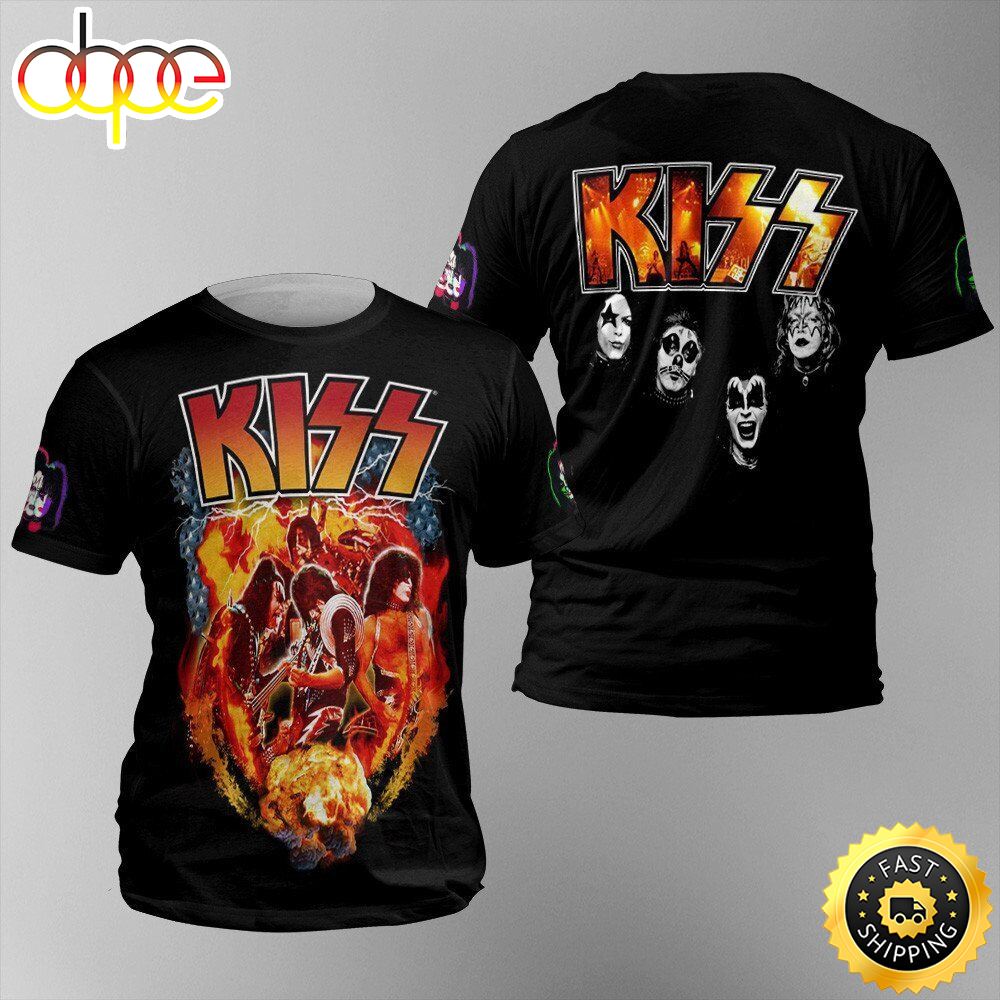 Kiss Rock Band 3D All Over Prints Tshirt Zvddaa
