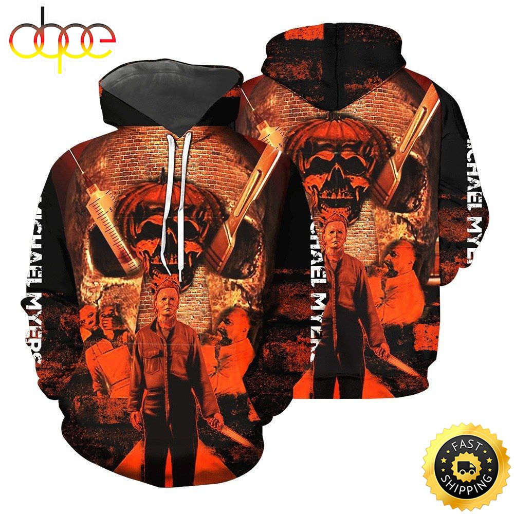 Michael Myers 3D All Over Printed Shirt Hoodie Kfqkdj