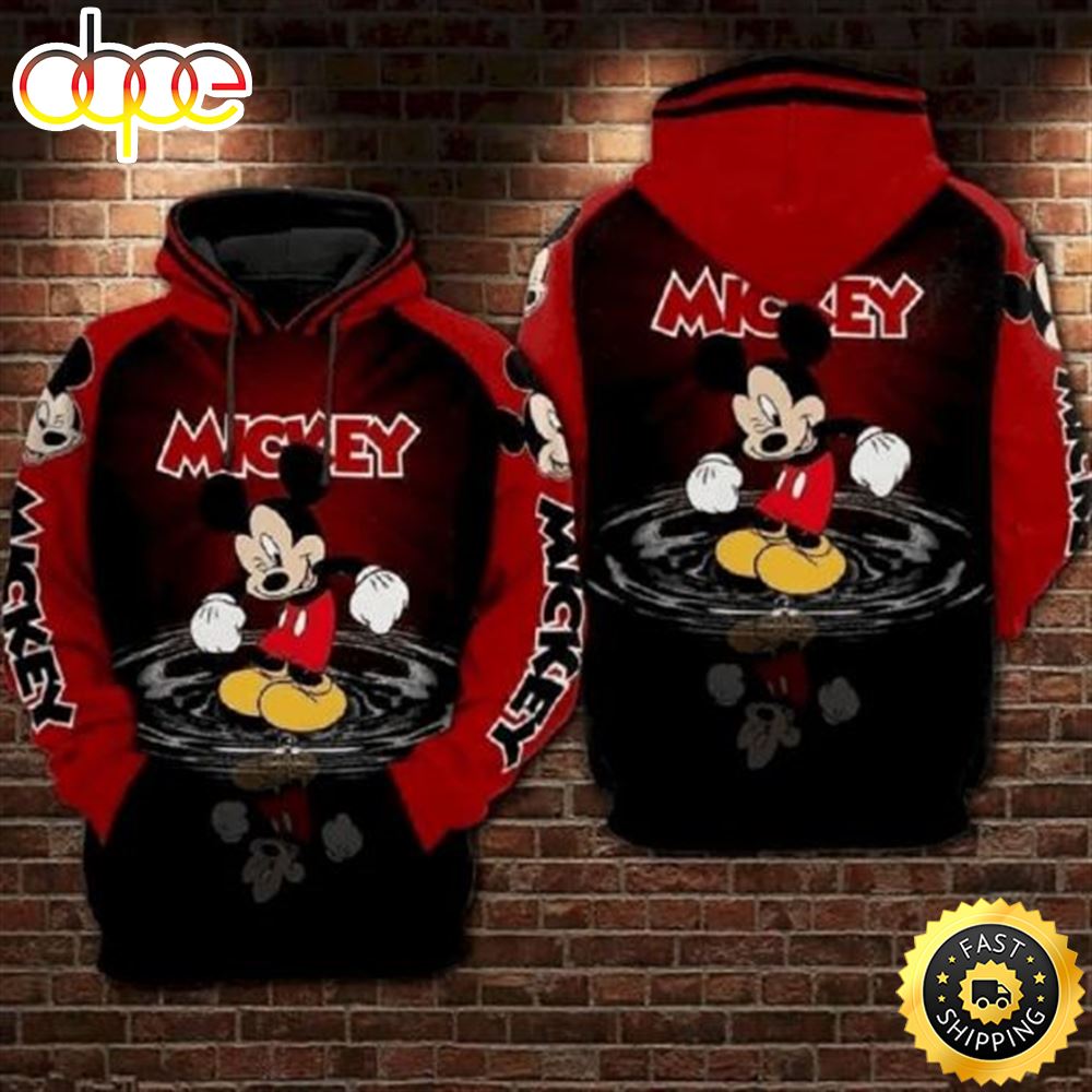Mickey Mouse All Over Print 3d Hoodie M0swgm