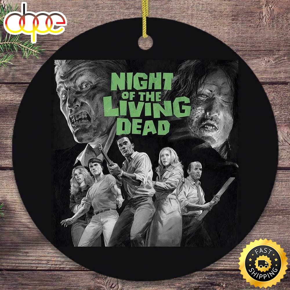 Night Of The Living Dead Horror Movie Classic Ornament Zrhgcn