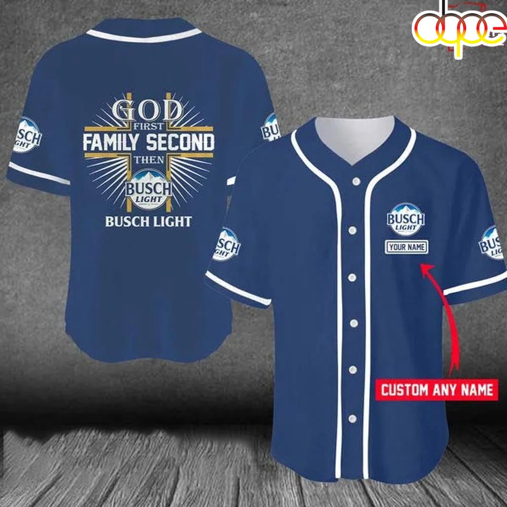 Personalized Easter Sunday Busch Light Baseball Jersey Zzvd6y