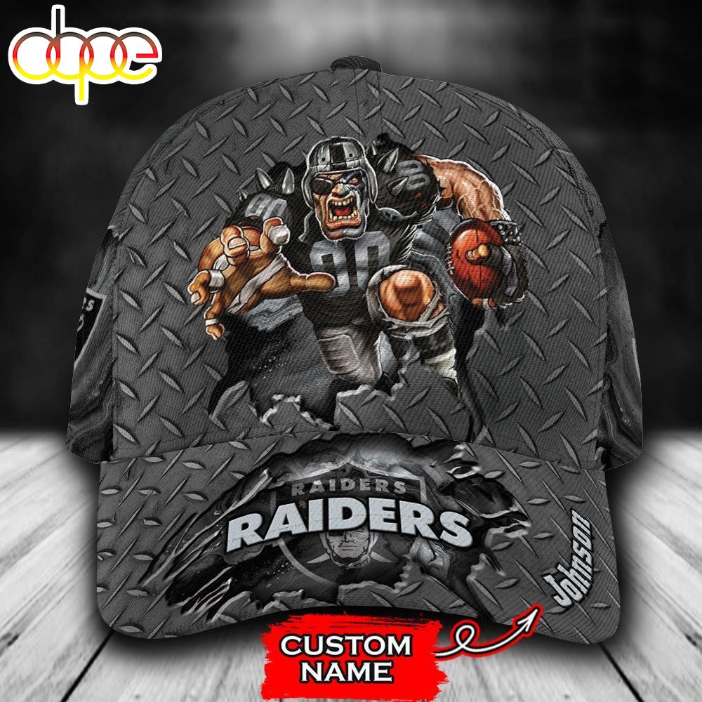 Personalized Las Vegas Raiders Mascot All Over Print 3D Classic Cap Nf4l5r