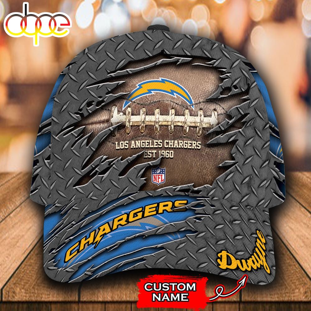Personalized Los Angeles Chargers All Over Print 3D Classic Cap Spmwhm