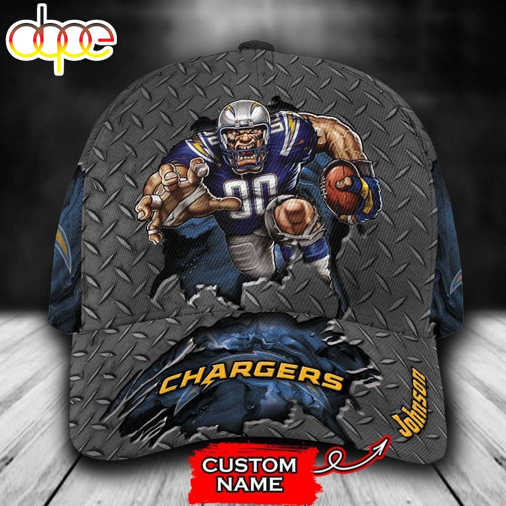 Personalized Los Angeles Chargers Mascot All Over Print 3D Classic Cap –