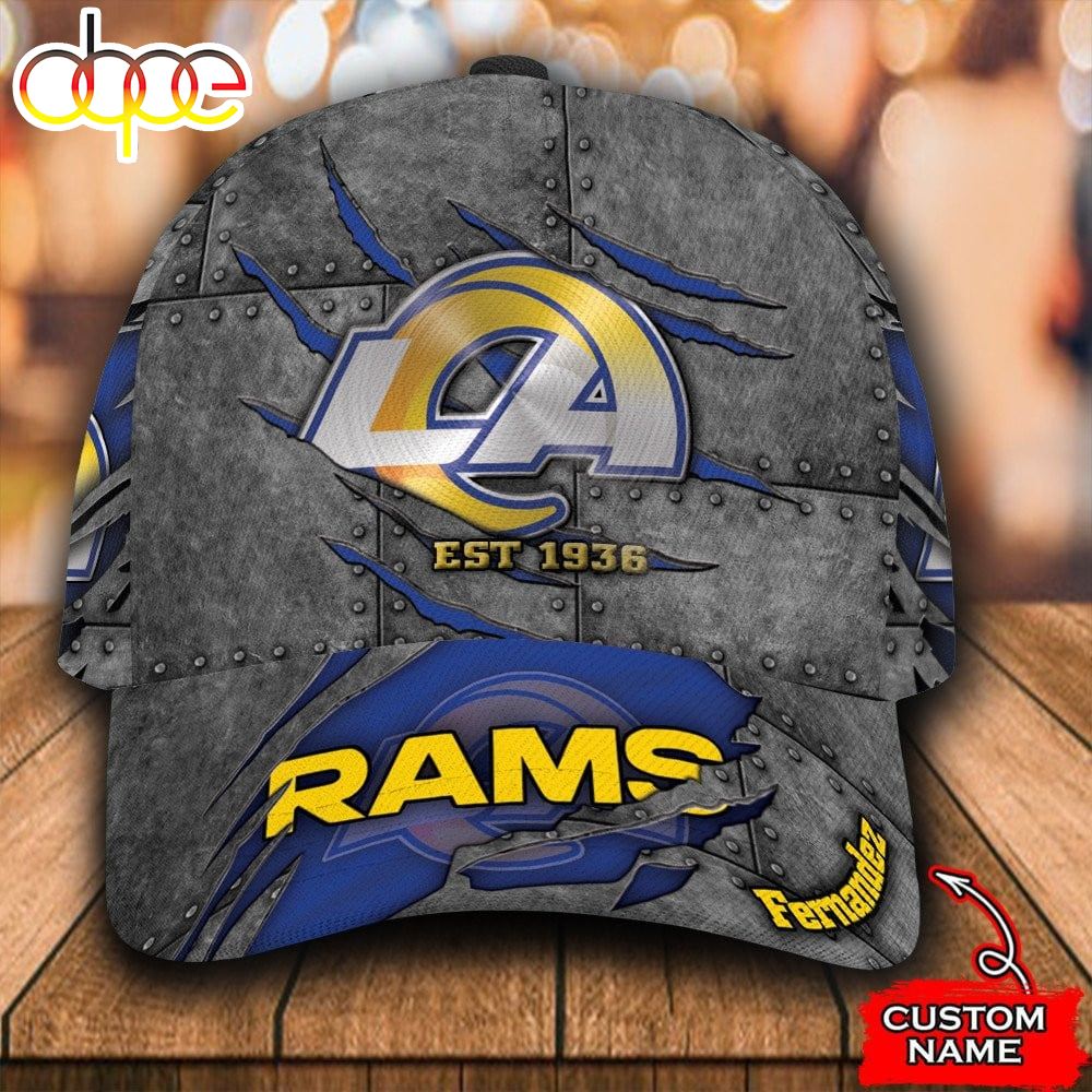 Personalized Los Angeles Rams All Over Print 3D Classic Cap Hohdpo